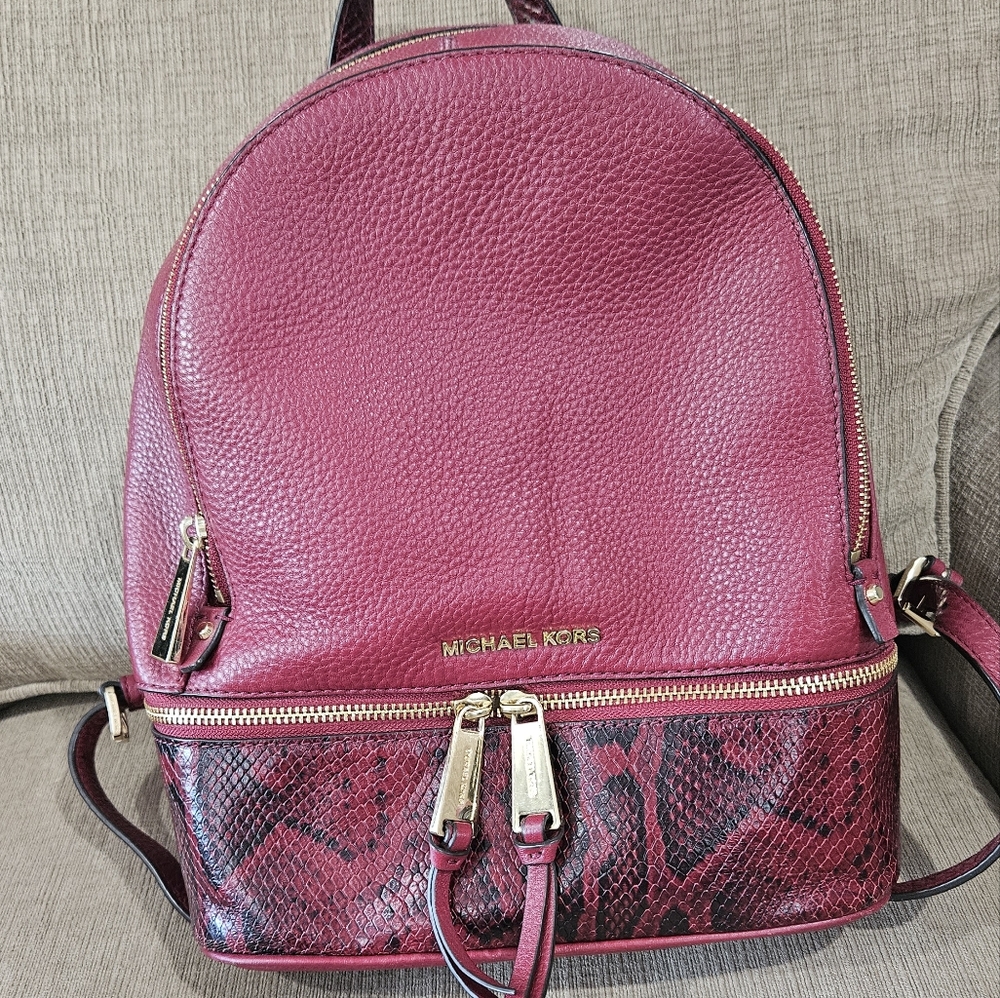 Michael Kors Leather Backpack
